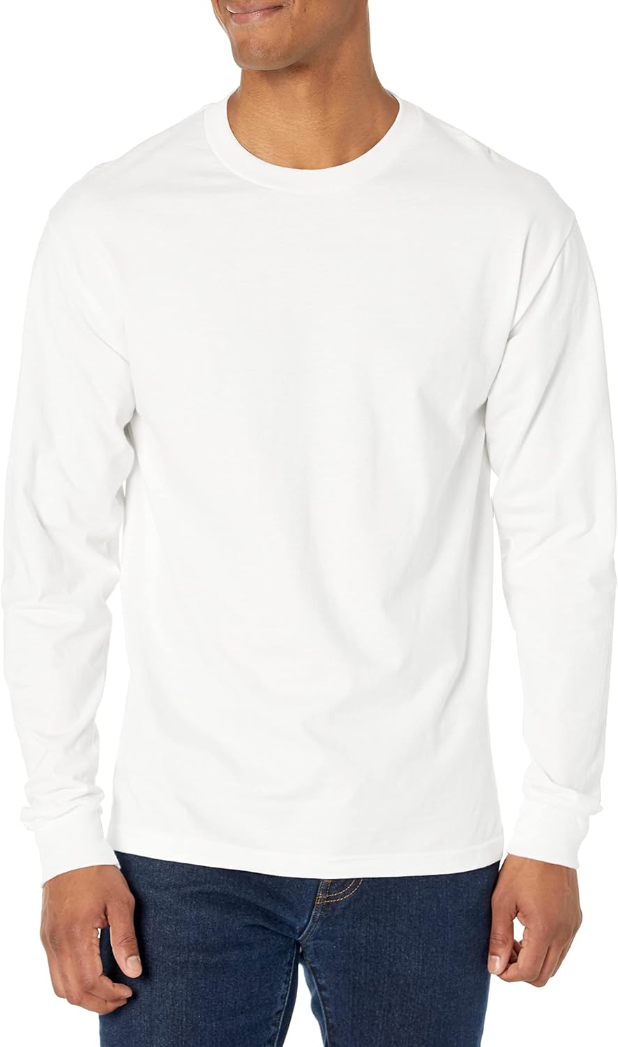 Men's Beefy Long Sleeve Shirt, 1 or 2 Pack