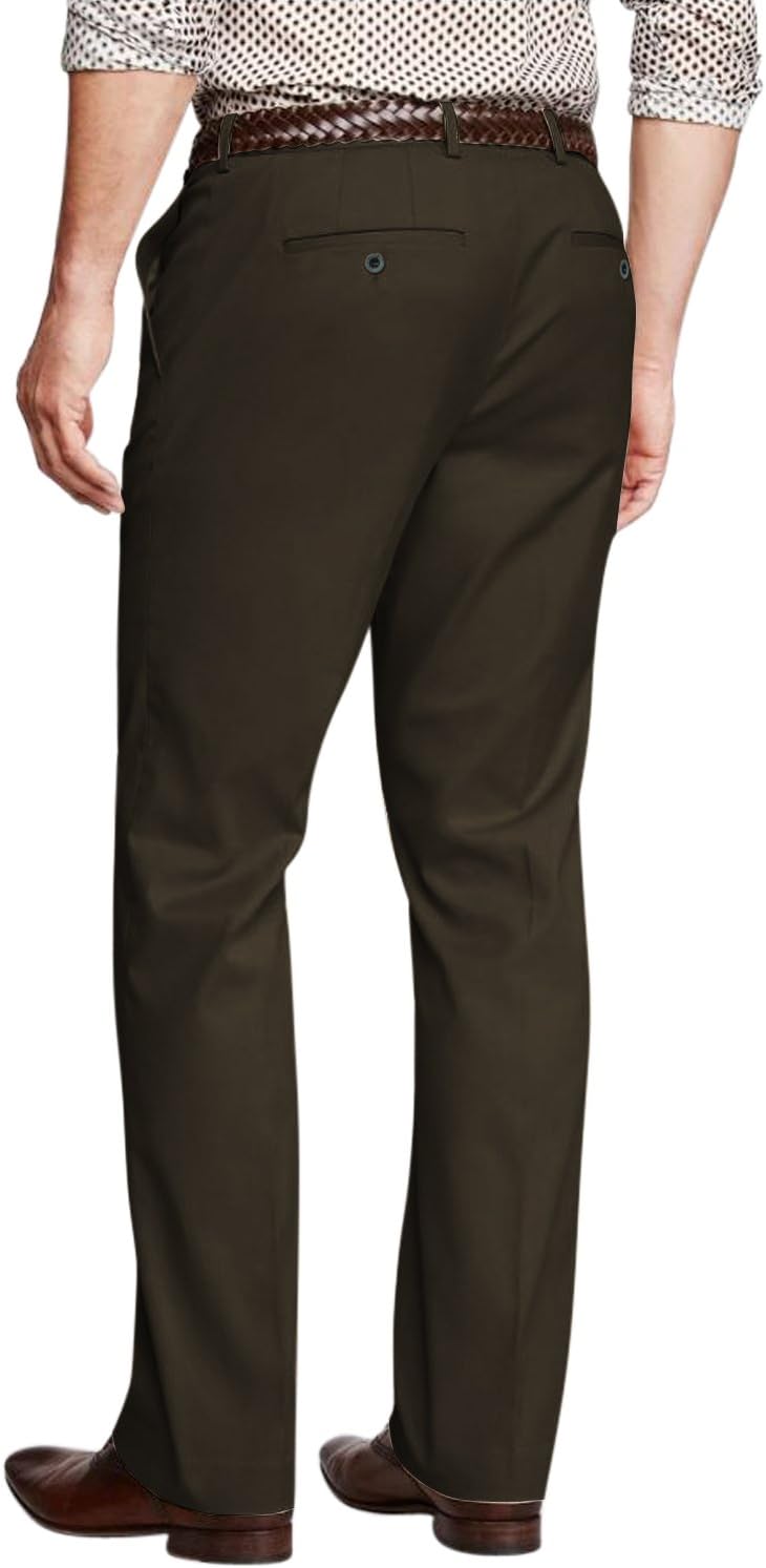 Men's Straight-Fit Work Wear Casual Pants #8104 - Image 2