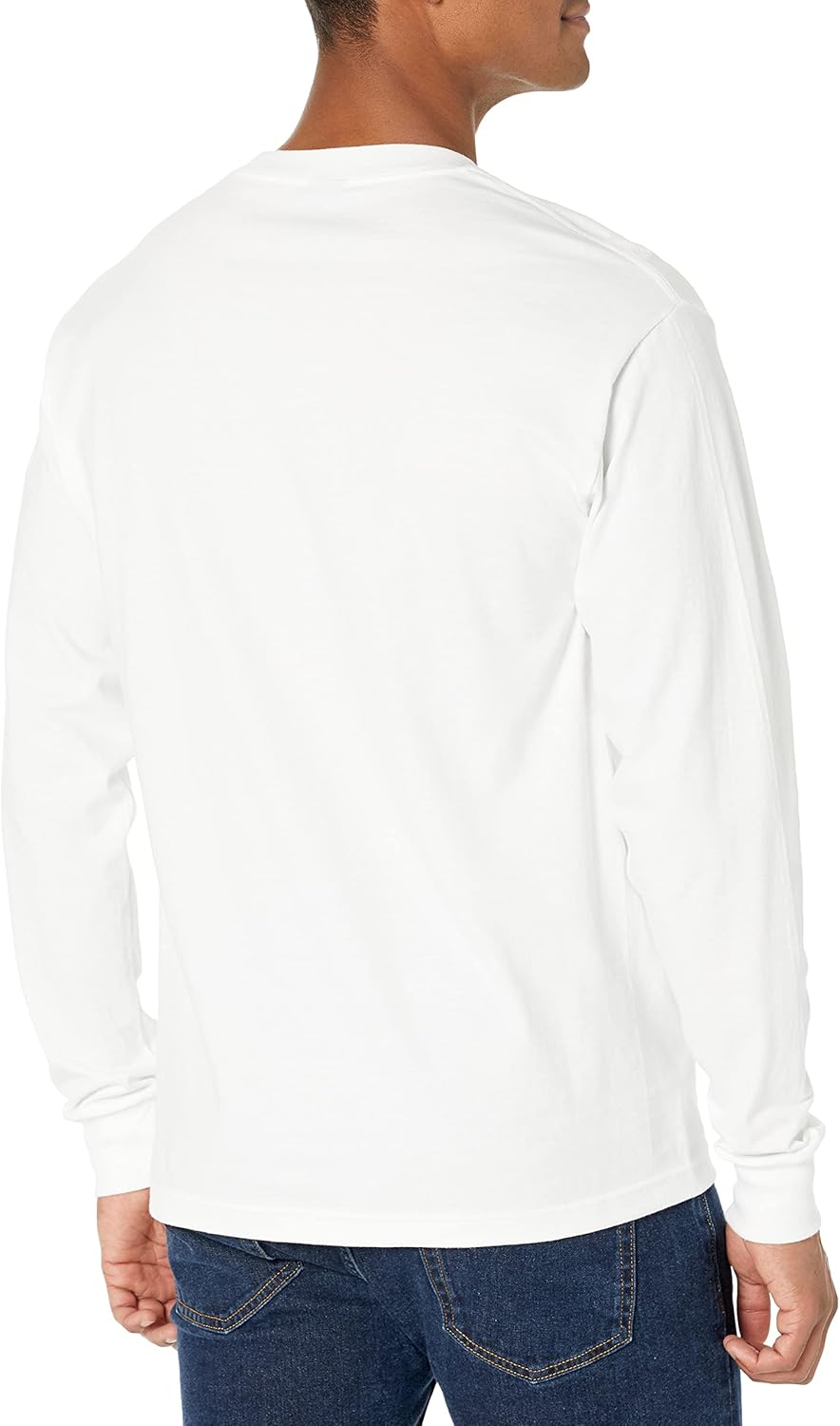 Men's Beefy Long Sleeve Shirt, 1 or 2 Pack - Image 2