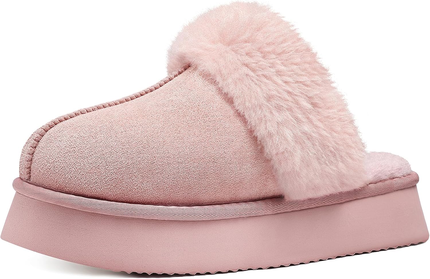 unisex's Fuzzy Memory Foam Slippers Fluffy Winter House Shoes Indoor and Outdoor
